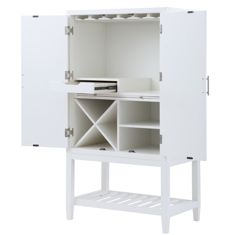Mirabelle Modern Bar Cabinet by Greyson Living - White
