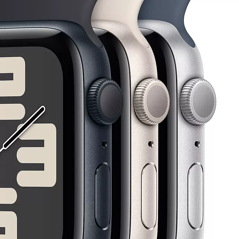 Apple Watch SE 2nd Generation (GPS) 40mm Midnight Aluminum Case with Midnight Sport Band - M/L - Midnight