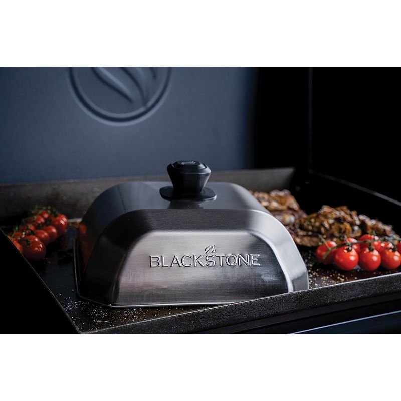Alt View Zoom 13. Blackstone - 10 In. Square Stainless Steel Basting Dome with Heat-resistant Handle - Silver