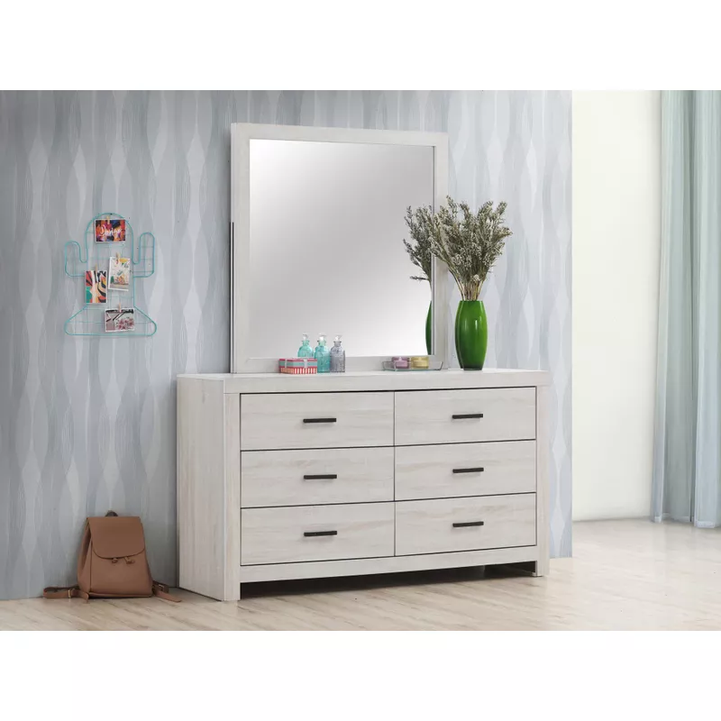 Marion 6-drawer Dresser Coastal White