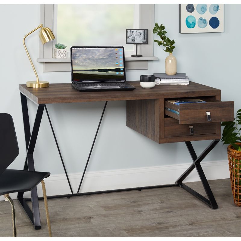 Simple Living Elworth Desk - Brown
