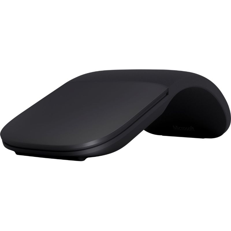 Front Zoom. Microsoft - Arc Wireless BlueTrack Ambidextrous Mouse - Black