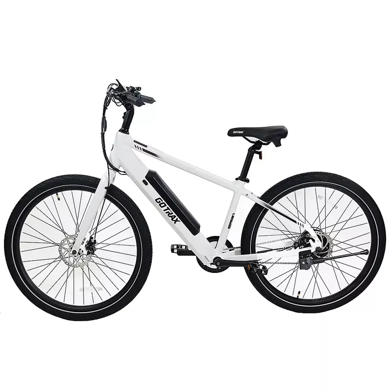 GoTrax - CTI Step Over eBike w/ 40.5mi Max Operating Range and 20mph Max Speed - White