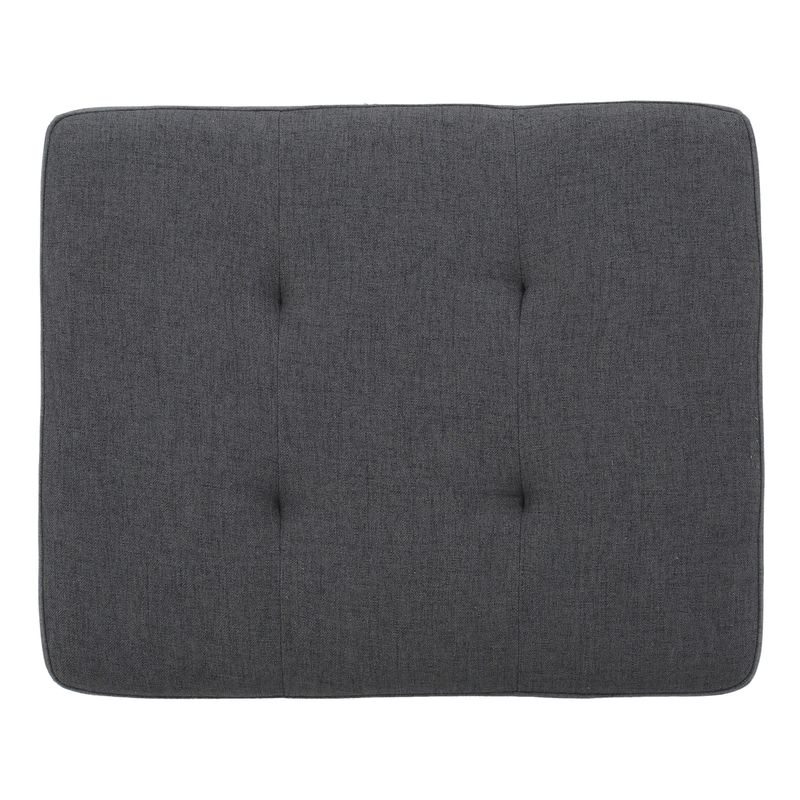 Zahra Tufted Fabric Storage Ottoman by Christopher Knight Home - Light Grey