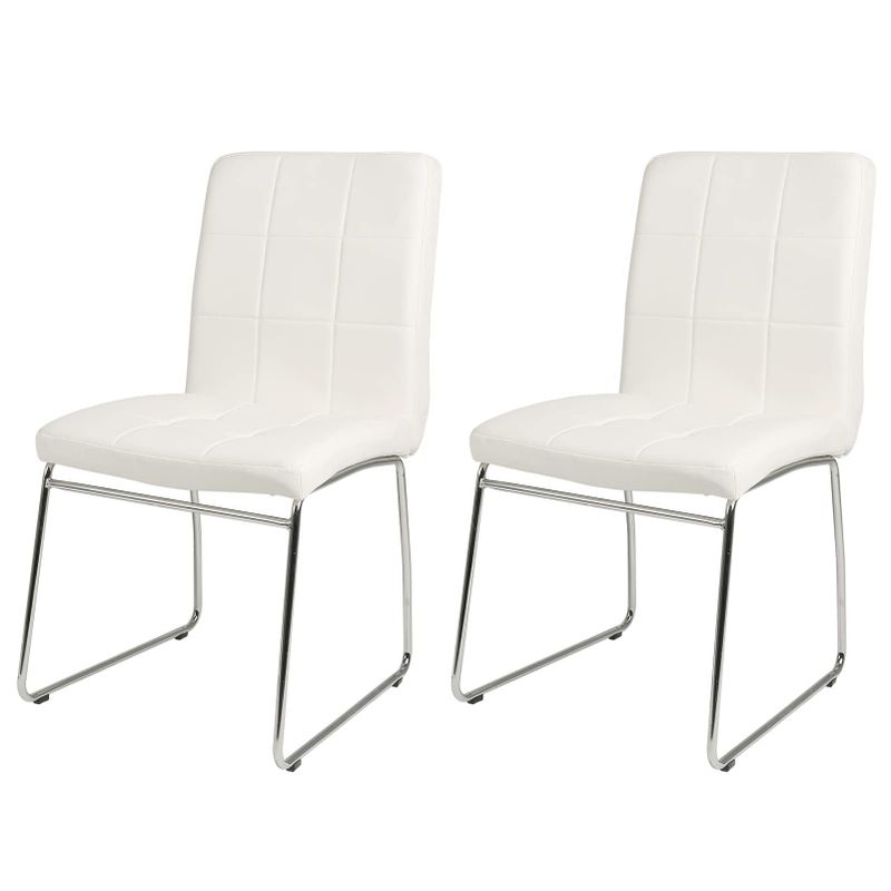 Sicotas Modern Dining Chairs (Set of 2) - N/A - Grey