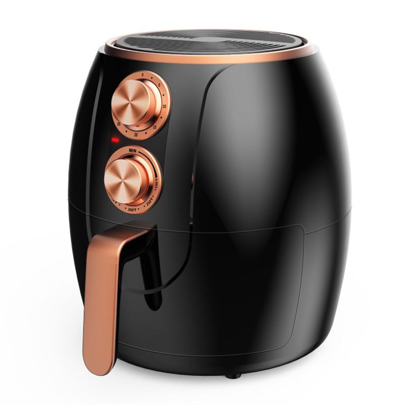 Brentwood 3.2 Quart Electric Air Fryer in Black and Bronze - Bronze