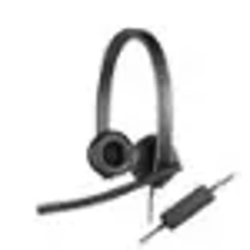 Logitech - H570e Headset Stereo - Black