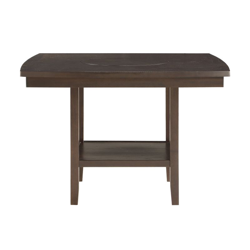 Artena 5-Piece Counter Height Dining Set - Light Oak/Grey (Cross Back)
