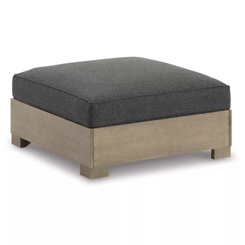 Citrine Park Outdoor Ottoman with Cushion