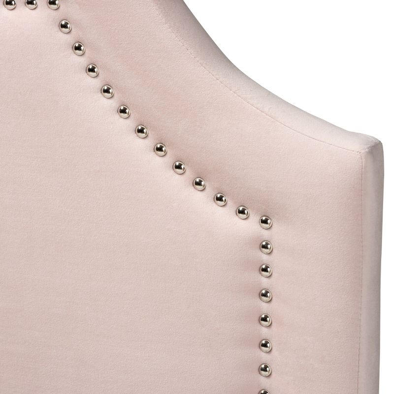 Baxton Studio Velvet Fabric Headboard - Pink - Full