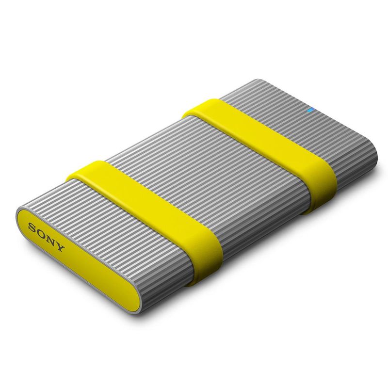 Sony SLM 500GB USB 3.1 Gen 2 Type-C Fast and Tough External SSD, Silver