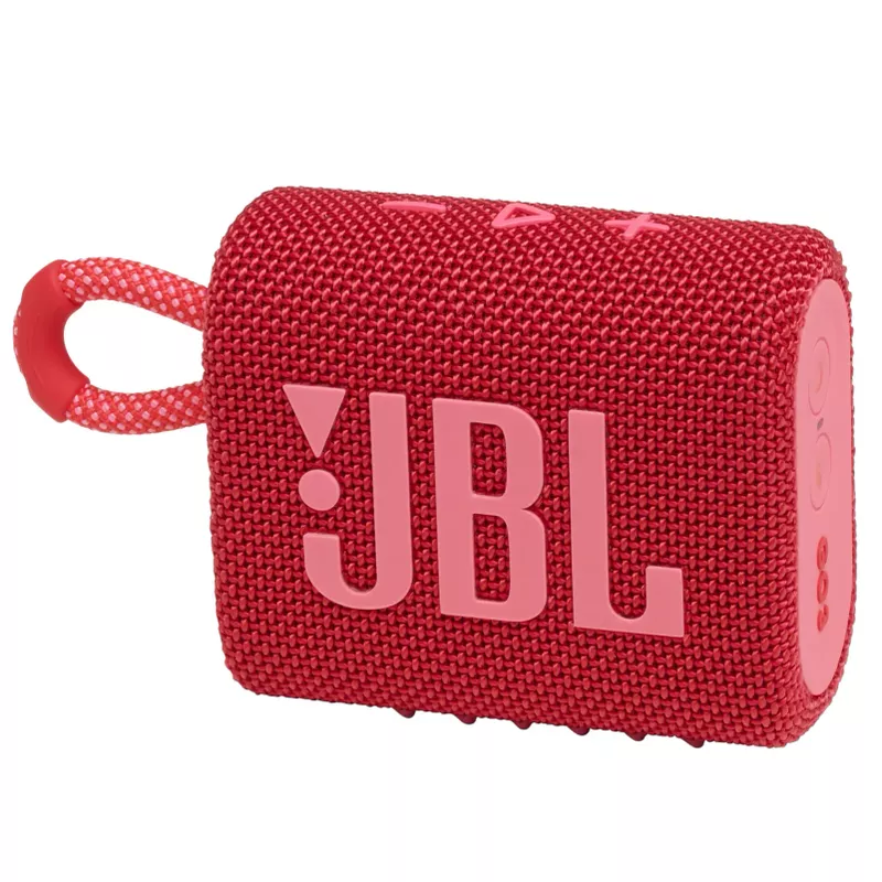 JBL GO 3 Waterproof Portable Bluetooth Speaker Red