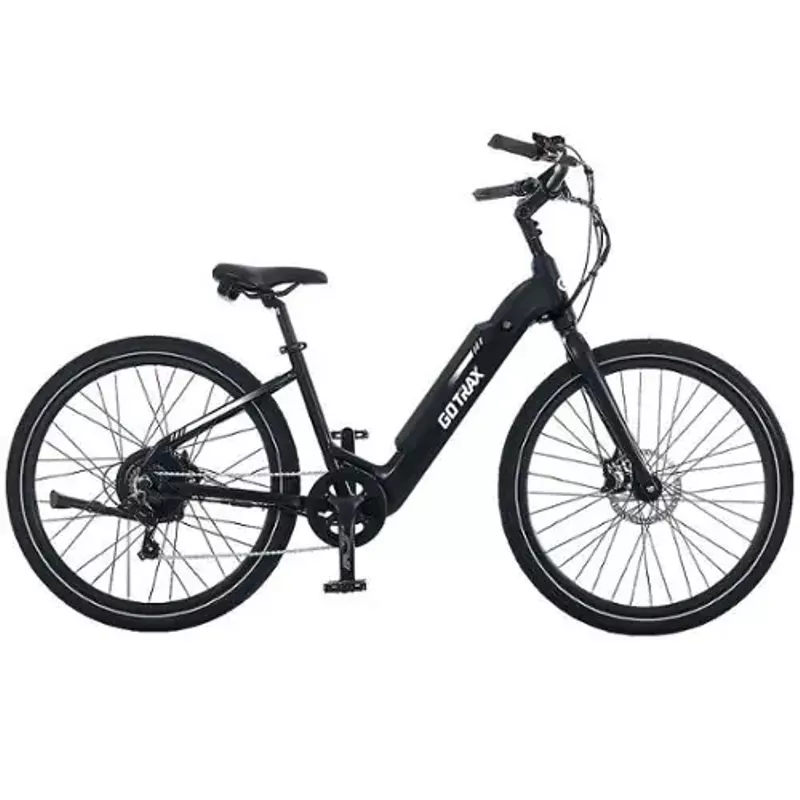 GoTrax - CTI Step Thru eBike w/ 40.5mi Max Operating Range and 20mph Max Speed - Black