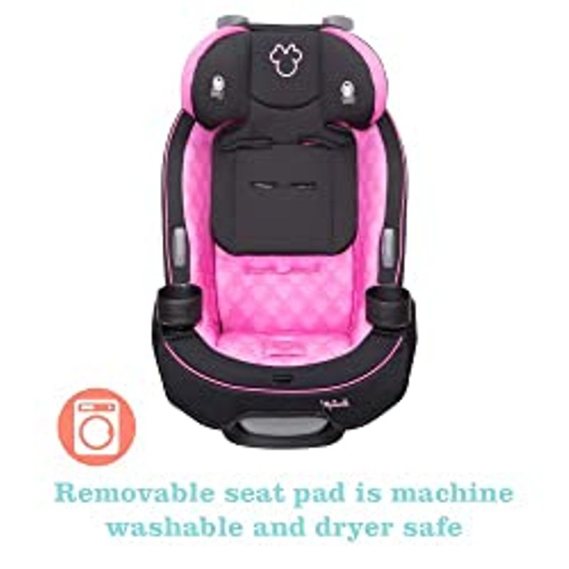 Disney Baby Grow and Go All-in-One Convertible Car Seat, Rear-facing 5-40 pounds, Forward-facing 22-65 pounds, and Belt-positioning...