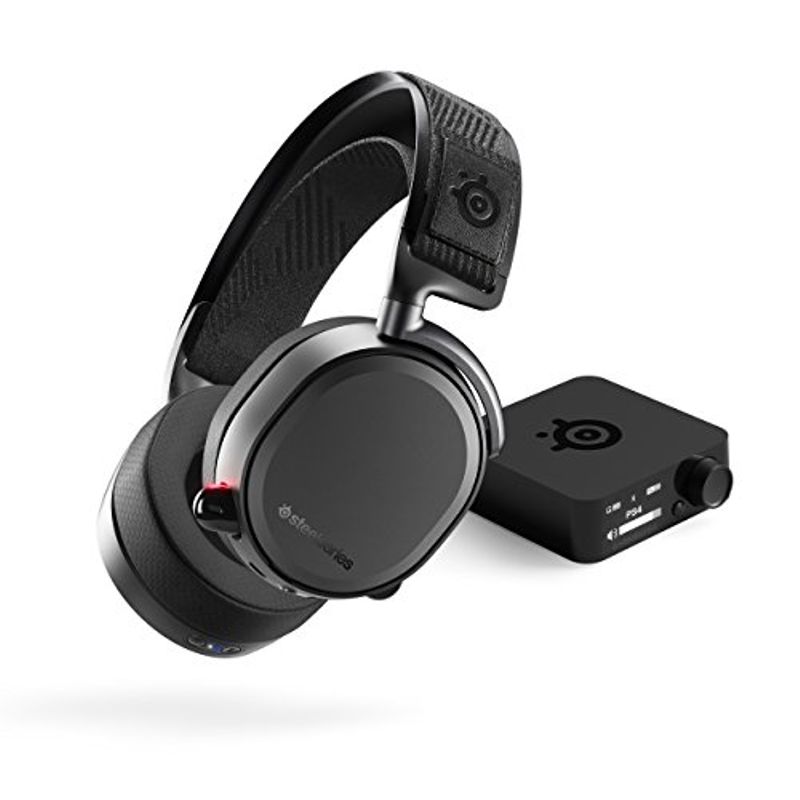 SteelSeries Arctis Pro Wireless Gaming Headset - Lossless High Fidelity Wireless + Bluetooth for PS4 and PC