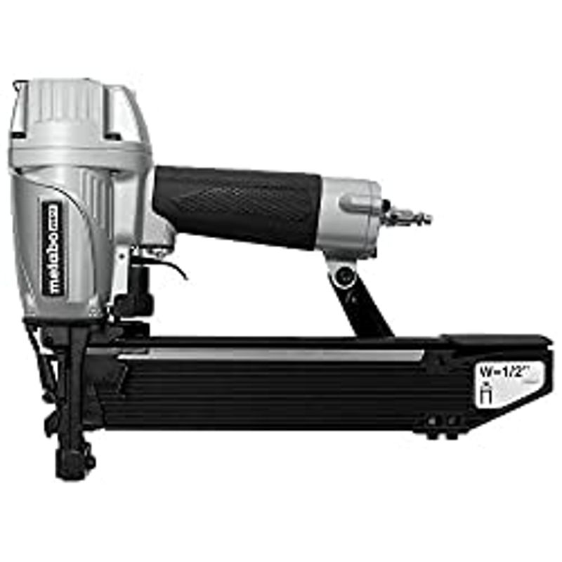 Metabo HPT Pneumatic Stapler, 1/2-Inch Staples, 16 Gauge, Standard Crown, 3/4-Inch to 2-Inch in Length, Cylinder Valve Driving...