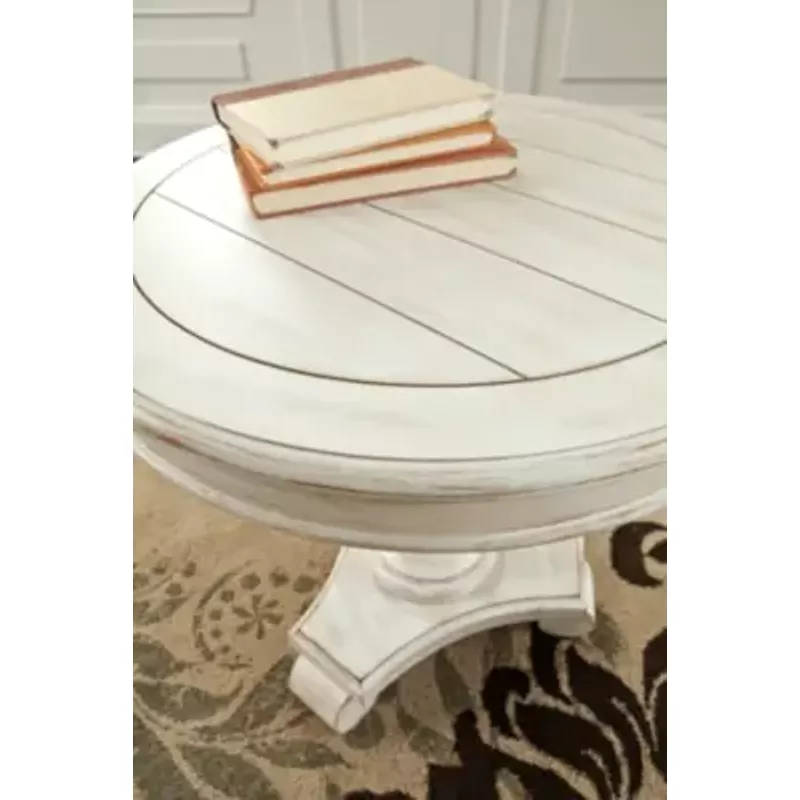 White Mirimyn Round Accent Table