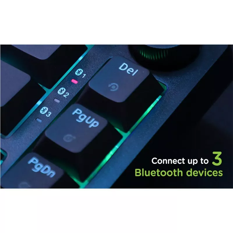 IOGEAR MECHLITE NANO USB/Wireless RGB Mechanical Gaming Keyboard