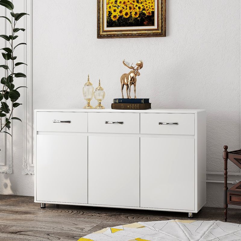 Moda White Storage Cabinet - White