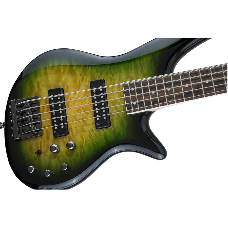 Jackson JS Series Spectra JS3QV 5-String Bass Guitar, Alien Burst