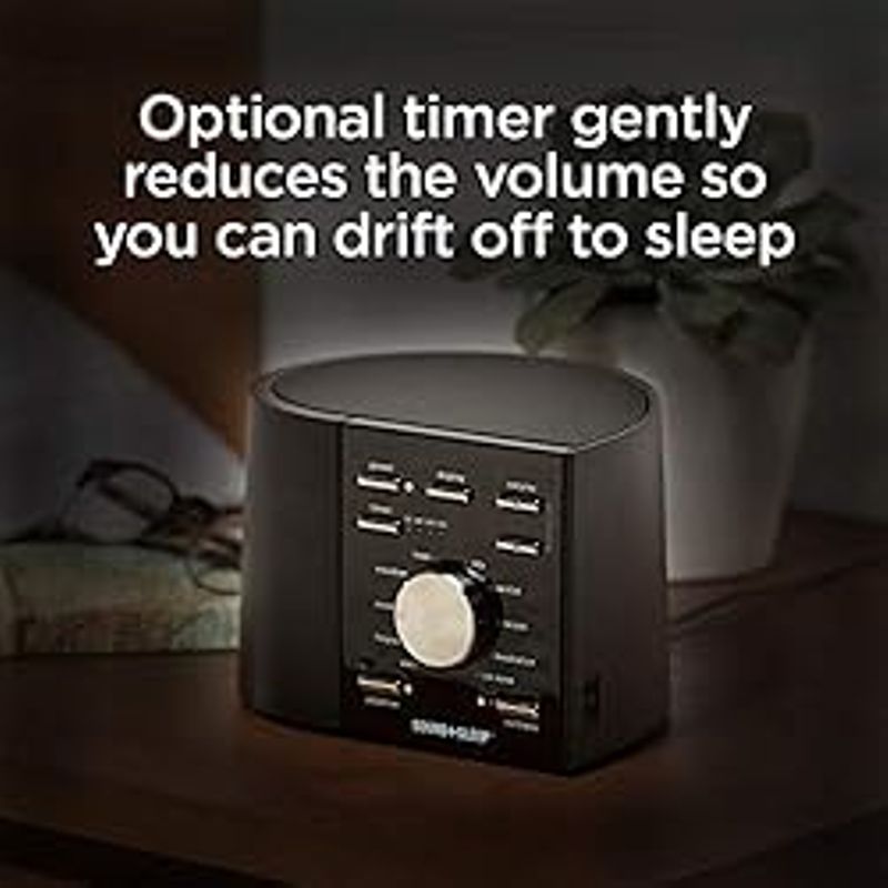 Sound+Sleep High Fidelity Sleep Sound Machine with 30 Guaranteed Non-Looping Nature Sounds, and Sleep Timer