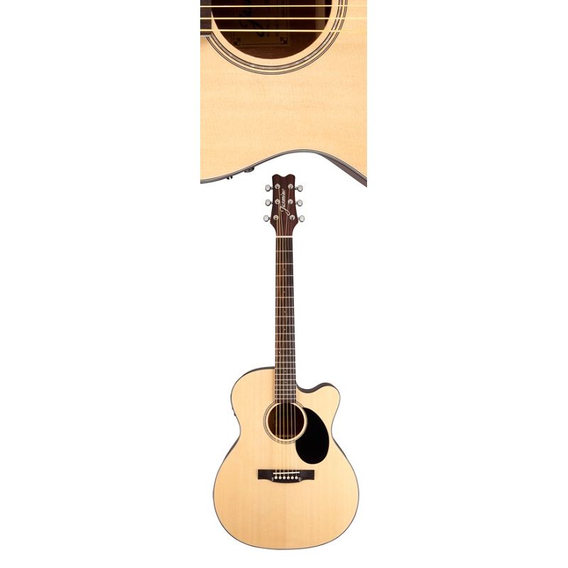 Jasmine JO-36CE Cutaway Orchestra Acoustic Electric Guitar. Natural