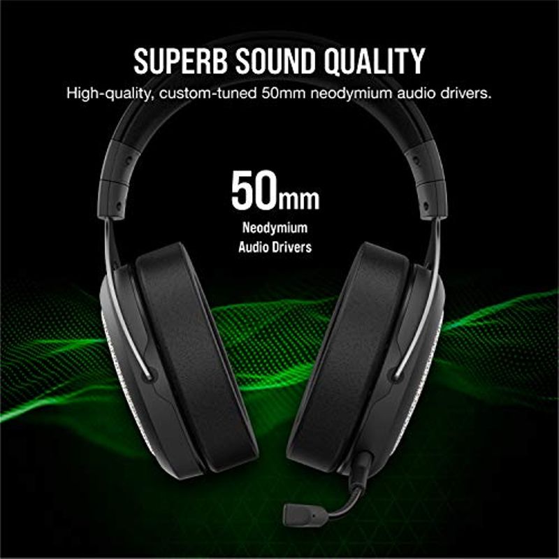 Corsair HS75 XB Wireless Gaming Headset for Xbox Series X, Xbox Series S, and Xbox One