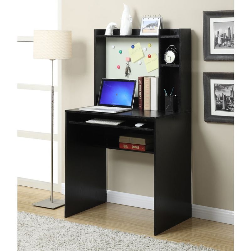 Student Desk With Magnetic Bulletin Board - Barnwood