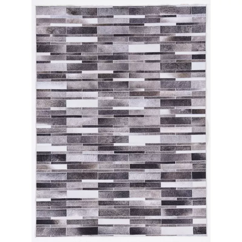 Lawshe Gray And Ivory 6.7X9.7 Area Rug