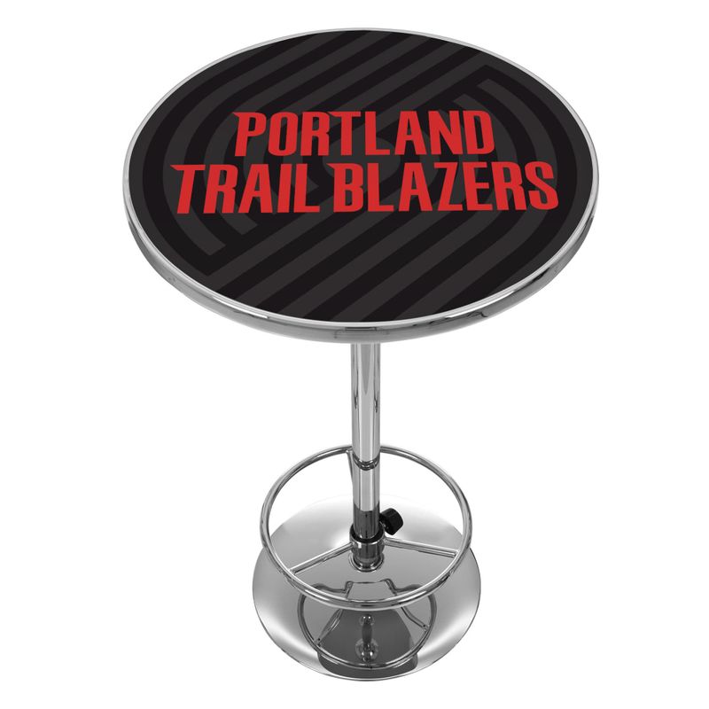 NBA Chrome Pub Table - Fade - 31"H - Portland Trailblazers