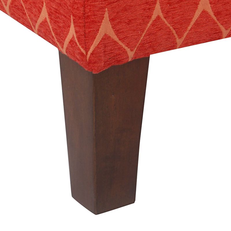 Palm Canyon Lido Large Textured Storage Bench - Teal - Oak Finish