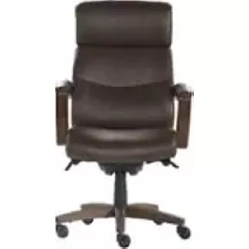 La-Z-Boy - Greyson Modern Faux Leather Executive Chair - Brown