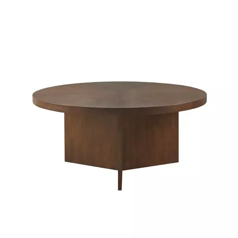 Brown Sadie Round Coffee table