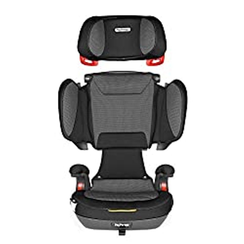 Peg Perego Viaggio Shuttle Plus 120 - Booster Car Seat - for Children from 40 to 120 lbs - Made in Italy - Crystal Black (Black)