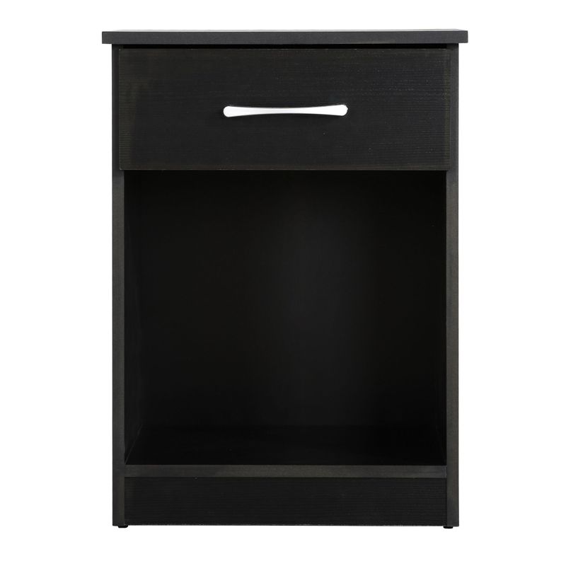 Lindsey 1-drawer Nightstand - Black