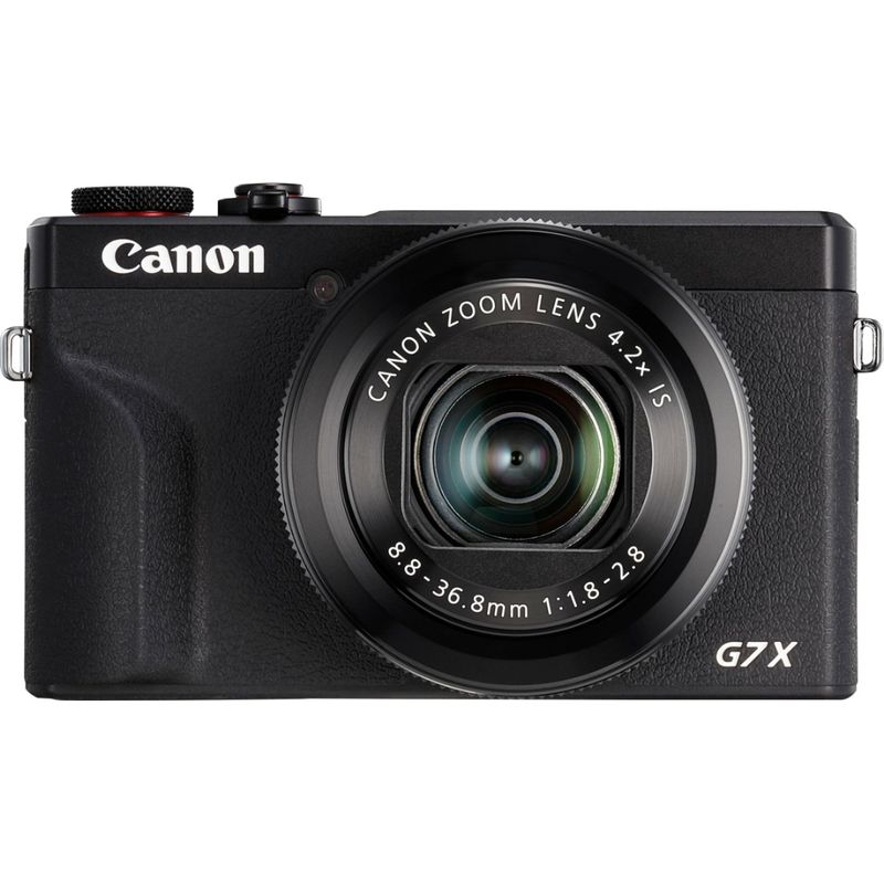 Front Zoom. Canon - PowerShot G7 X Mark III 20.1-Megapixel Digital Camera - Black