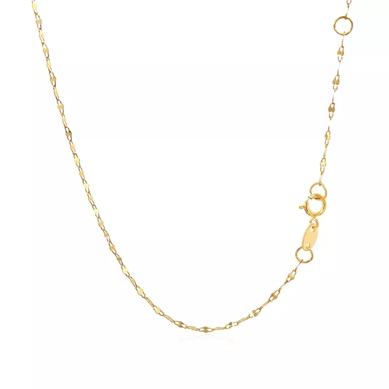 14K Yellow Gold Tree of Life Necklace (18 Inch)