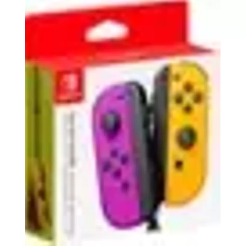 Joy-Con (L/R) Wireless Controllers for Nintendo Switch - Neon Purple/Neon Orange