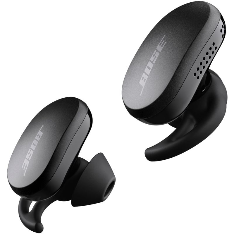 Left Zoom. Bose - QuietComfort Earbuds True Wireless Noise Cancelling In-Ear Earbuds - Triple Black