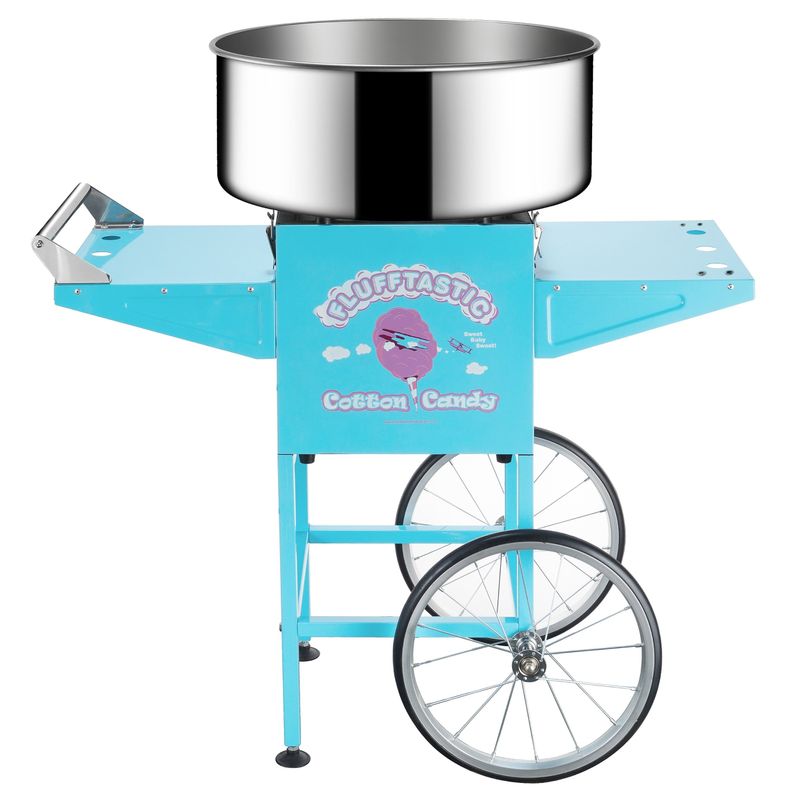 Great Northern Popcorn Flufftastic Cotton Candy Machine Floss Maker With Cart