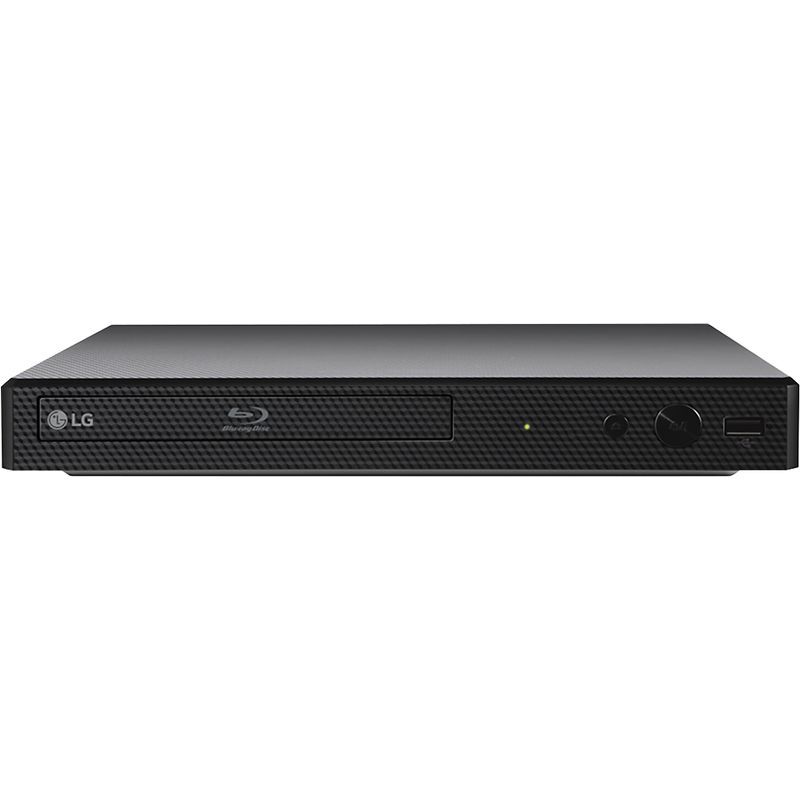 Front Zoom. LG - Streaming Audio Wi-Fi Built-In Blu-ray Player - Black