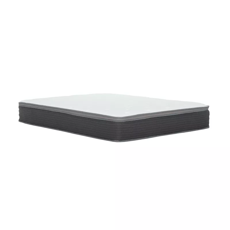 Equilibria 10 in. Medium Memory Foam & Pocket Spring Hybrid Bed in a Box Mattress, King