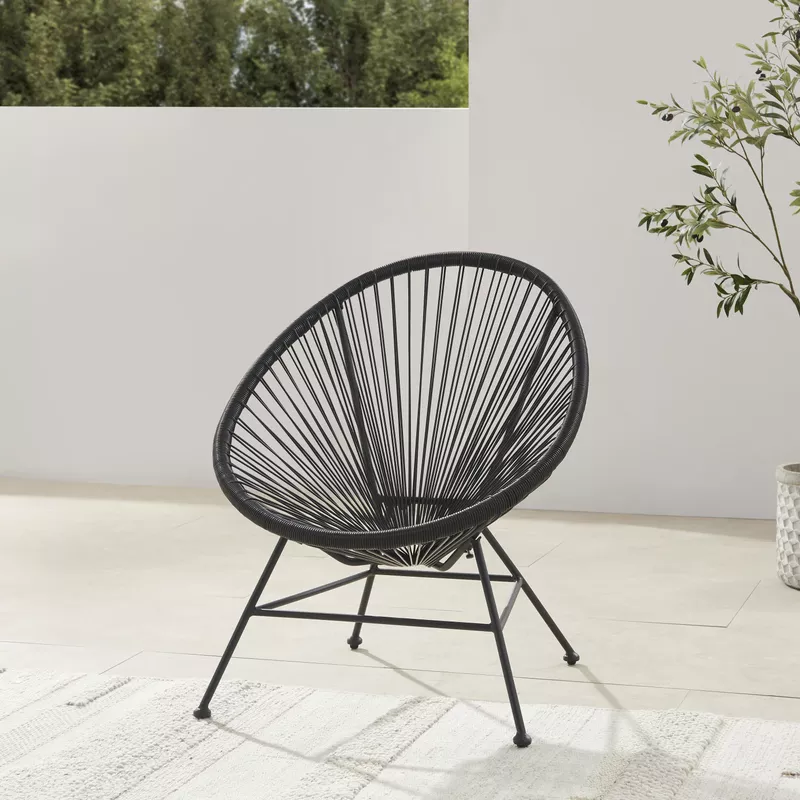 Arnica Single Chair Black