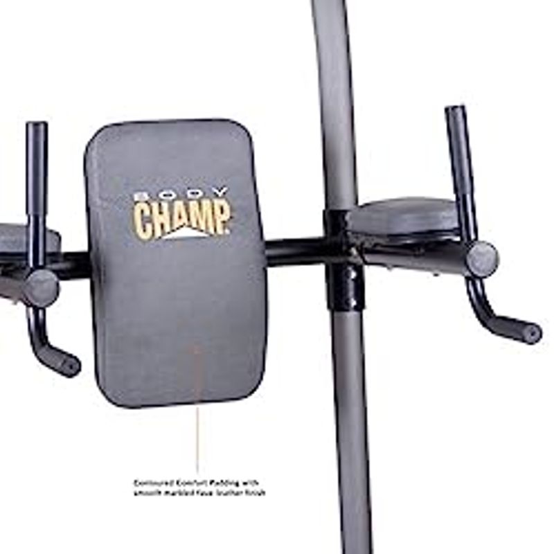 Body Champ Multi-Function Pull Up Bar, Exercise Equipment, Home Gym Power Tower, Power Station for Pull Ups, Push Ups, Vertical Knee and...