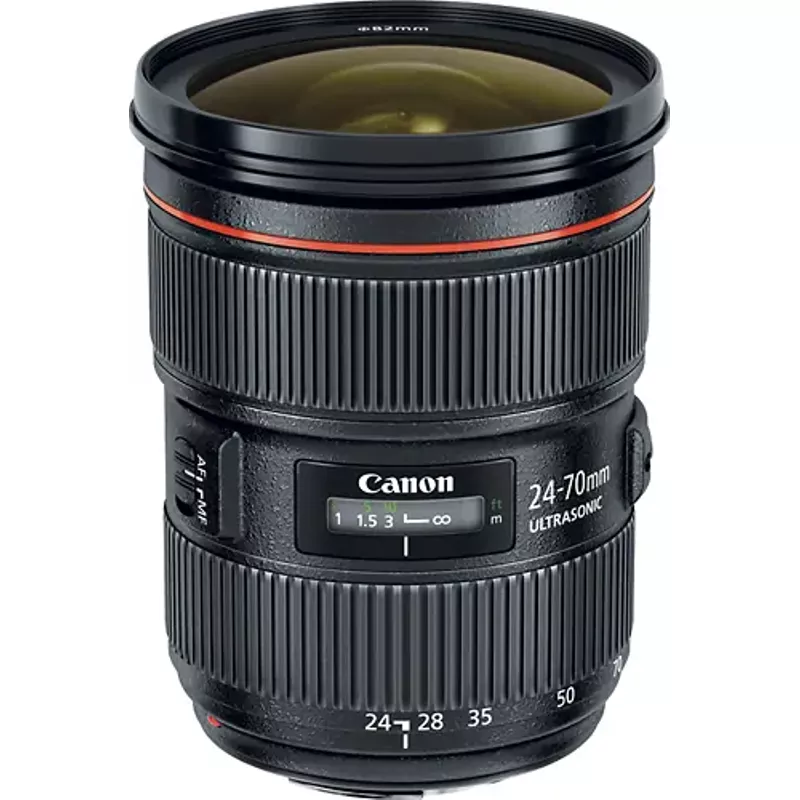 Canon - EF24-70mm F2.8L II USM Standard Zoom Lens for EOS DSLR Cameras - Black