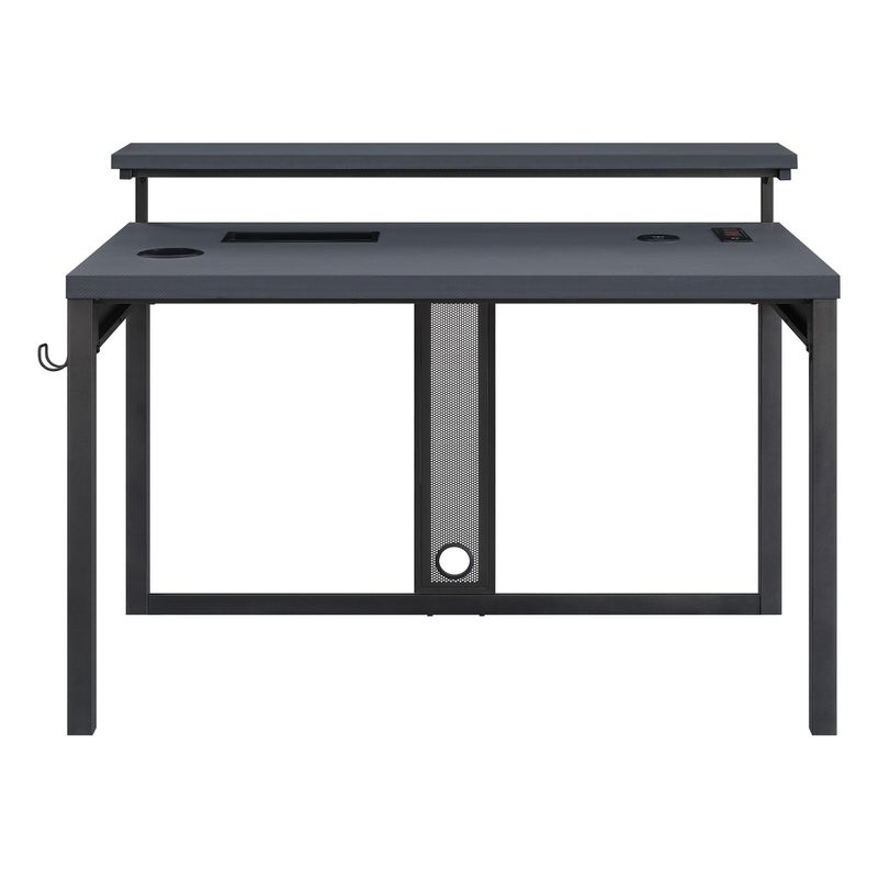 Loadout 48" Gaming Desk - Metal Finish - Black