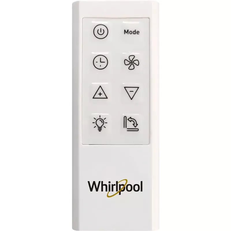 Whirlpool - 14,000 BTU ASHRAE (10,000 BTU SACC) Portable Air Conditioner with 10,000 BTU Supplemental Heat