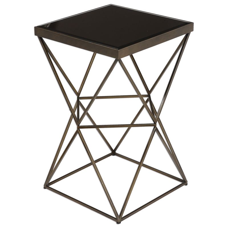 Uberto Caged Frame Accent Table - Table