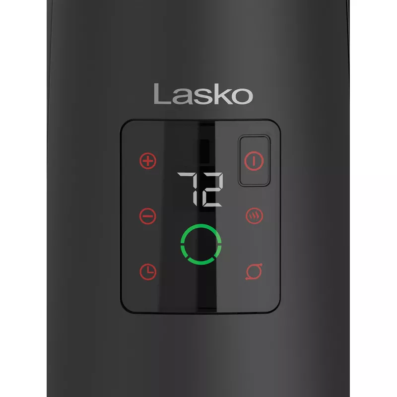 Lasko - 1500-Watt Full Circle Warmth Portable Ceramic Space Heater with Remote Control - Black