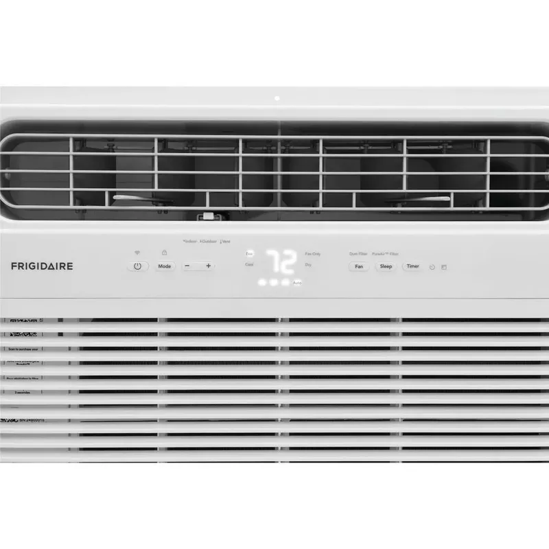 Frigidaire - 12,000 BTU Smart Window Air Conditioner with Wi-Fi and Remote in White